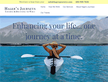 Tablet Screenshot of hagersjourneys.com